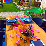 A close-up of a delicious meal, possibly a fish dish with fries.